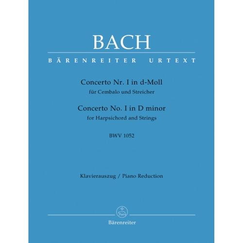 Bach J.S. - Concerto for Keyboard No.1 in D minor (BWV 1052) (Urtext).