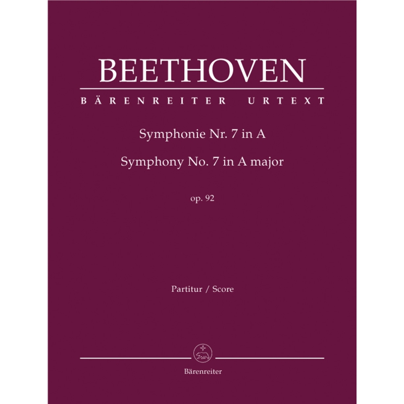 Beethoven L. van - Symphony No.7 in A, Op.92 (Urtext) (ed. Del Mar).