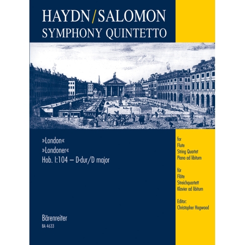 Haydn F.J. - Symphony No.104 in D (Hob I:104) arranged for Chamber Ensemble.