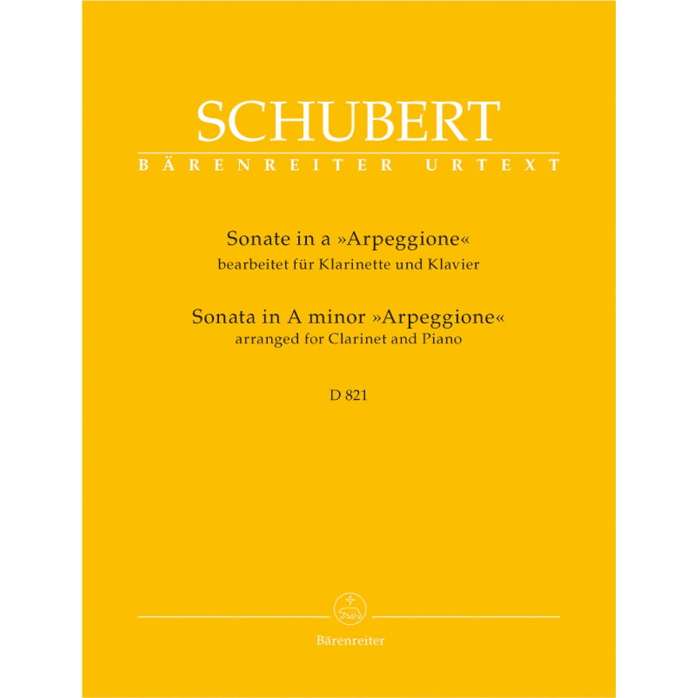 Schubert F. - Arpeggione Sonata in A minor (D.821) arr. clarinet