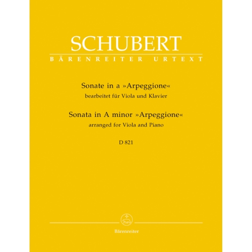 Schubert Franz - Arpeggione Sonata in A minor (D.821) (Viola)