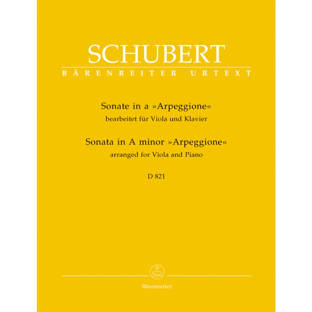 Schubert Franz - Arpeggione Sonata in A minor (D.821) (Viola)