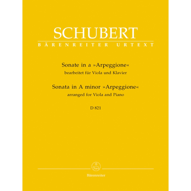 Schubert Franz - Arpeggione Sonata in A minor (D.821) (Viola)