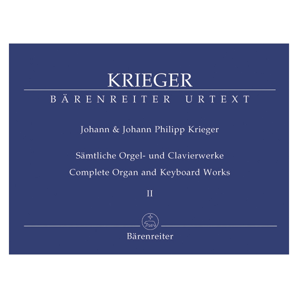 Krieger J.P. - Complete Organ and Keyboard Works, Vol.2 (Urtext).