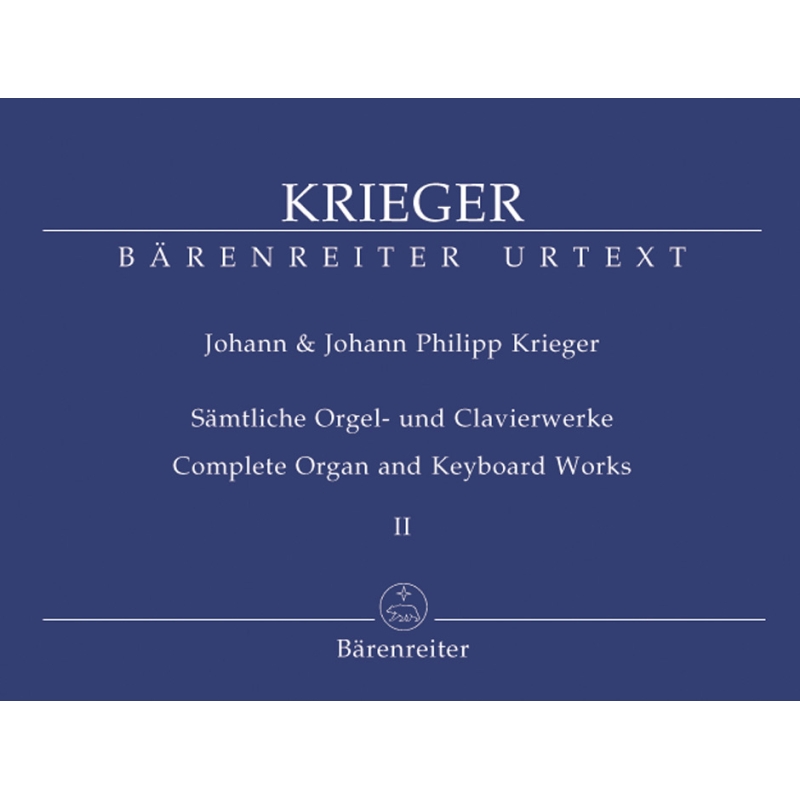 Krieger J.P. - Complete Organ and Keyboard Works, Vol.2 (Urtext).
