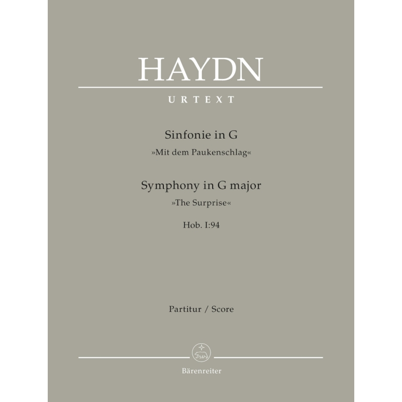 Haydn F.J. - Symphony No. 94 in G (Surprise) (Hob.I:94) (Urtext).