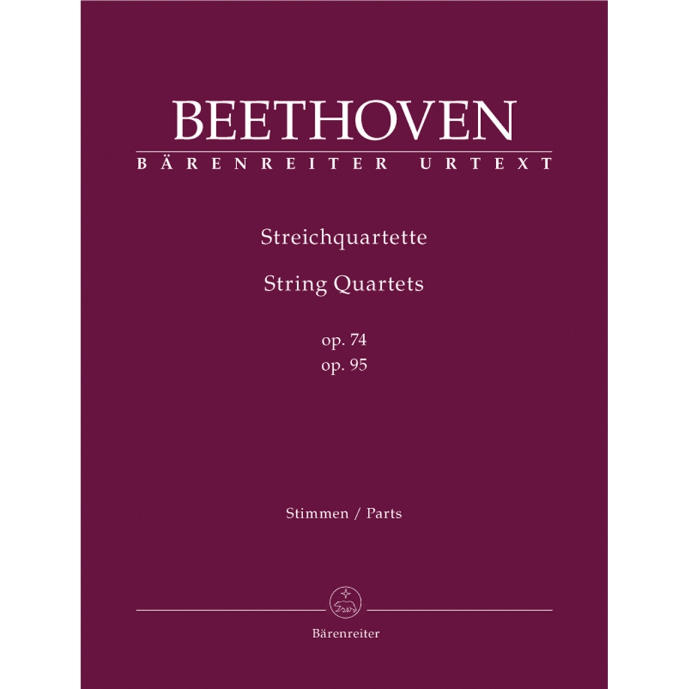 Beethoven - String Quartets, Op. 74 & 95 (Urtext)