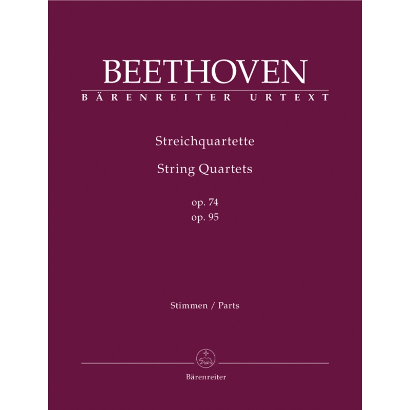 Beethoven - String Quartets, Op. 74 & 95 (Urtext)