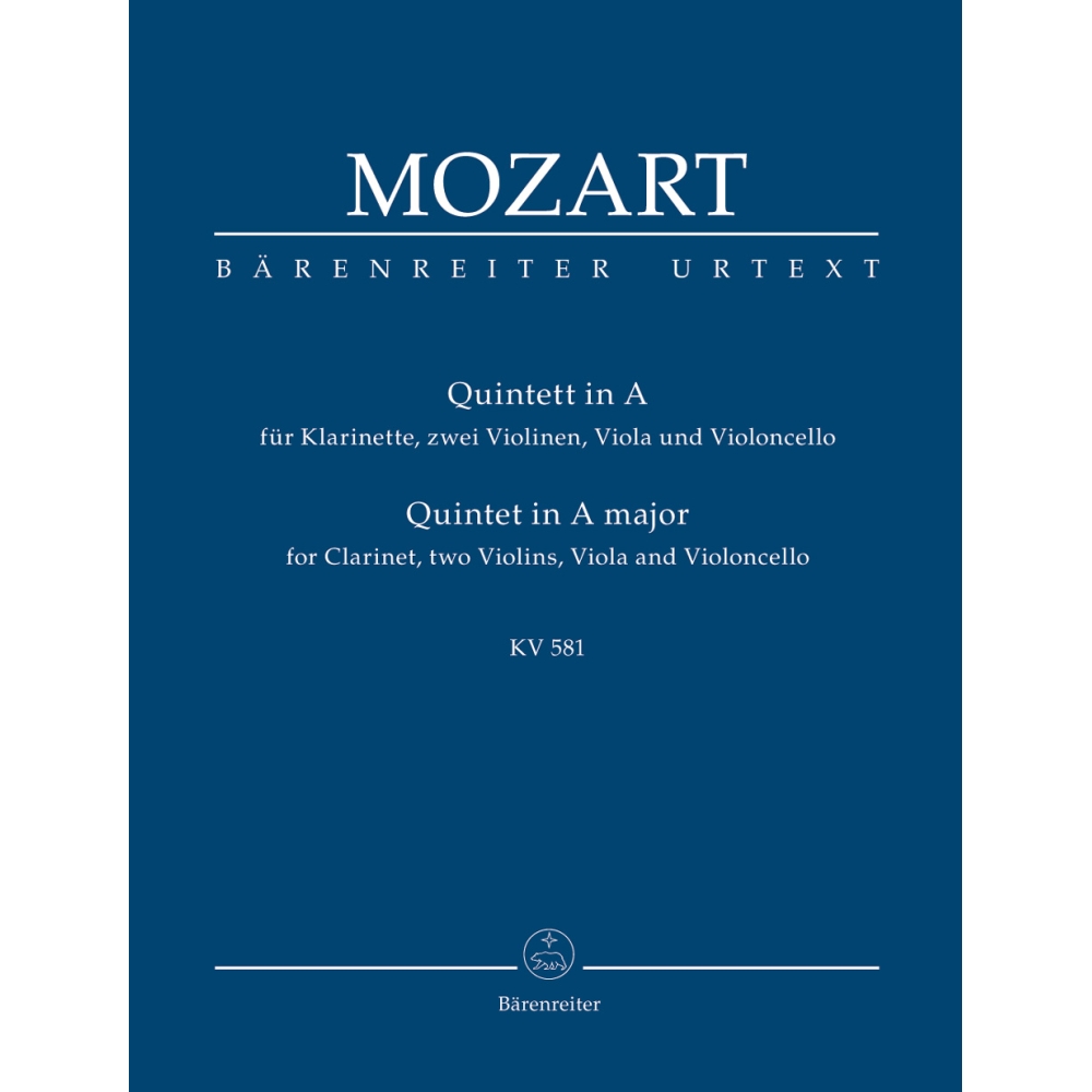 Mozart W.A. - Clarinet Quintet in A (K.581) (Urtext).
