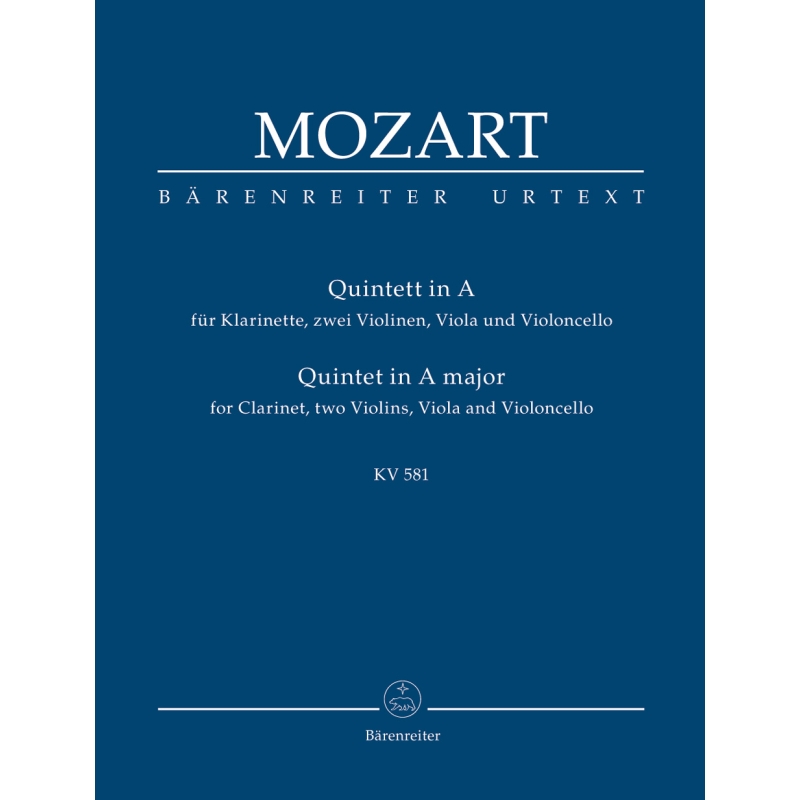 Mozart W.A. - Clarinet Quintet in A (K.581) (Urtext).