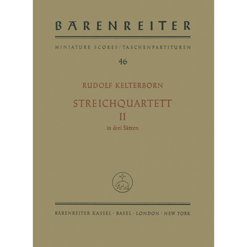 Kelterborn R. - String Quartet No.2 (1956).