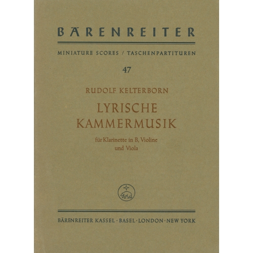 Kelterborn R. - Lyric Chamber Music (1959).