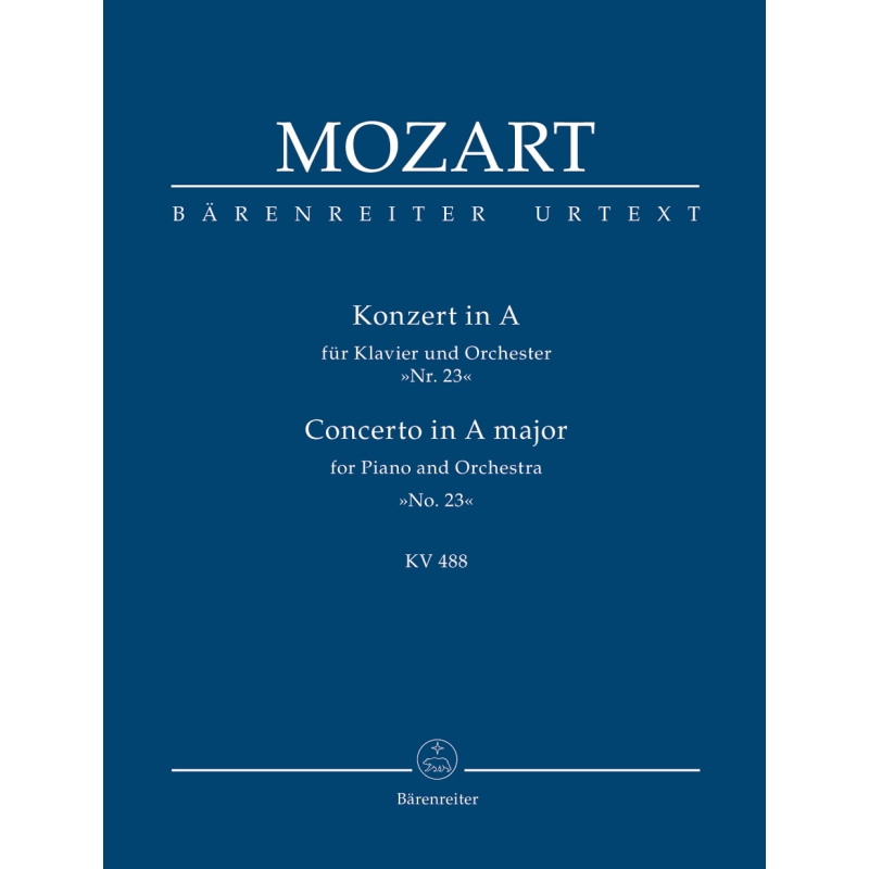 Mozart W.A. - Concerto for Piano No.23 in A (K.488) (Urtext).