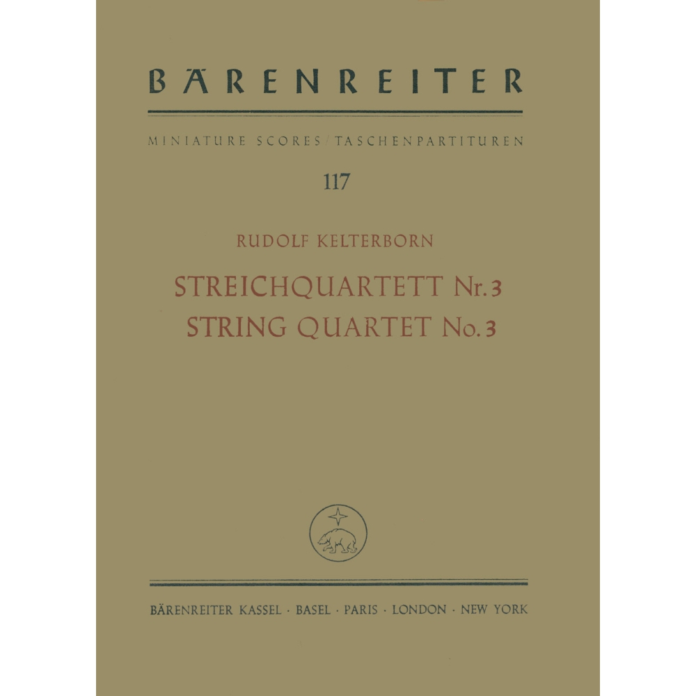 Kelterborn R. - String Quartet No.3 (1961/62).