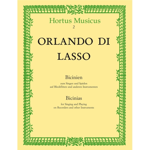 Lasso O. di - Bicinia for...