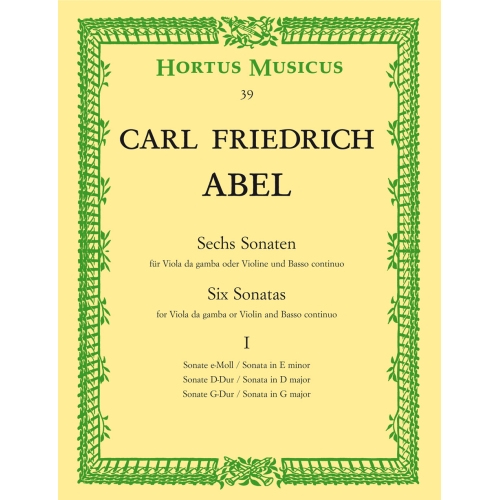 Abel K.F. - Sonatas (6),...