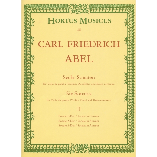 Abel K.F. - Sonatas (6),...
