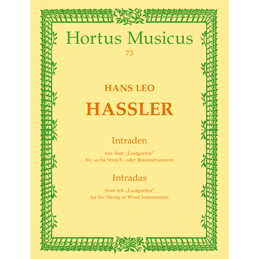 Hassler H.L. - Intradas from Lustgarten.