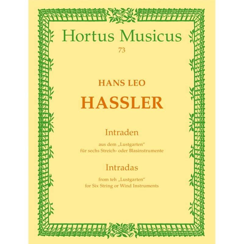 Hassler H.L. - Intradas from Lustgarten.