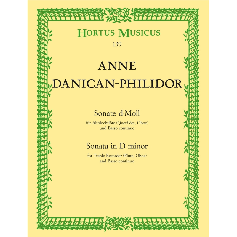 Danican-Philidor A. - Sonata in D minor.