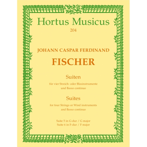 Fischer J.C.F. - Suites (2): No.5 in G, No.6 in F.