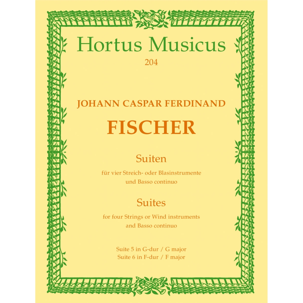 Fischer J.C.F. - Suites (2): No.5 in G, No.6 in F.