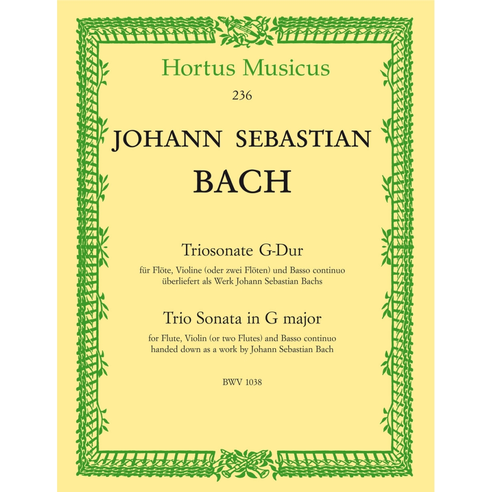 Bach J.S. - Trio Sonata in G (BWV 1038).