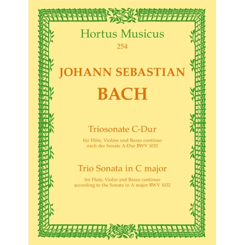 Bach J.S. - Trio Sonata in C (from Sonata in A BWV 1032).