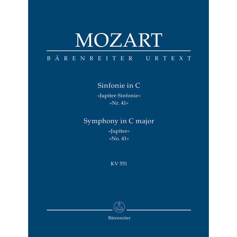 Mozart W.A. - Symphony No.41 in C (K.551) (Jupiter) (Urtext).