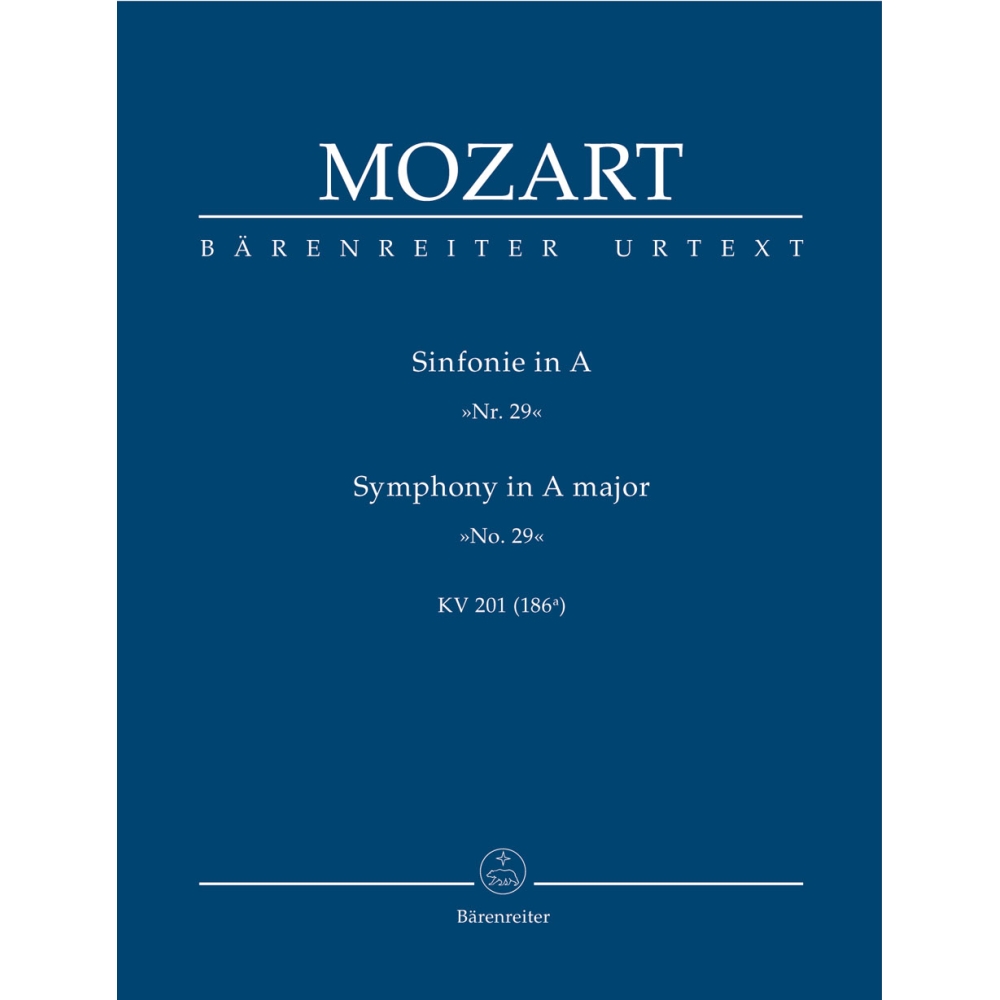 Mozart W.A. - Symphony No.29 in A (K.201) (K.186a) (Urtext).
