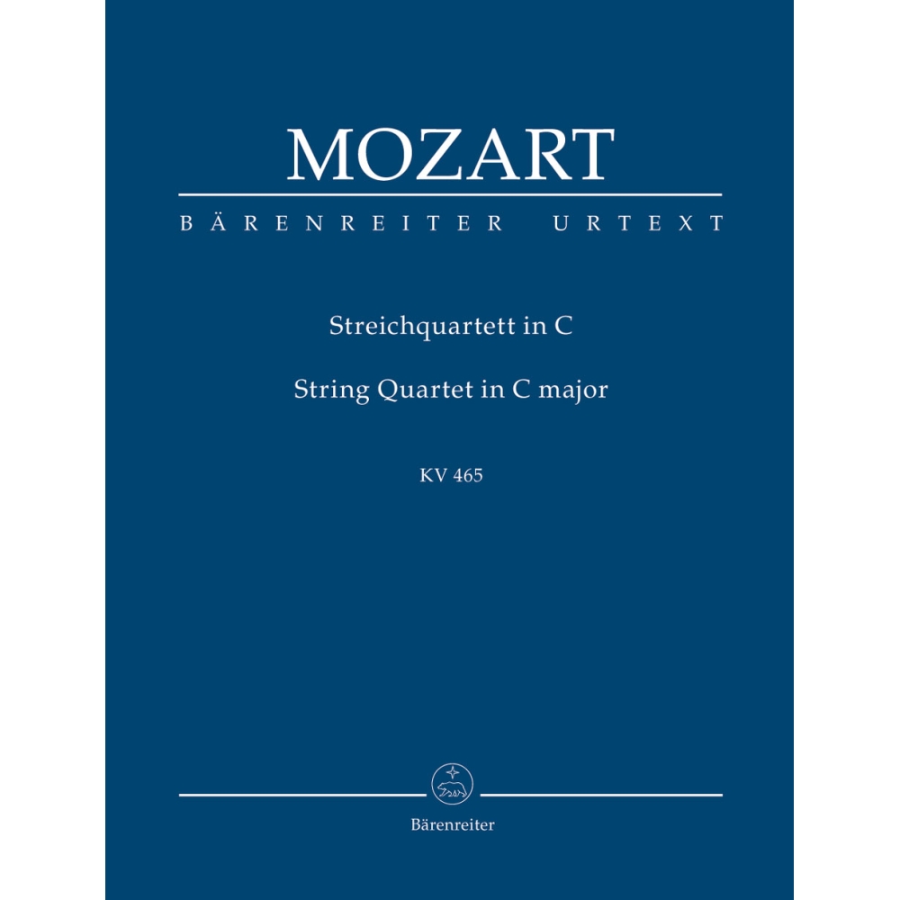 Mozart W.A. - String Quartet C maj (Dissonance) K.465 (Urtext).