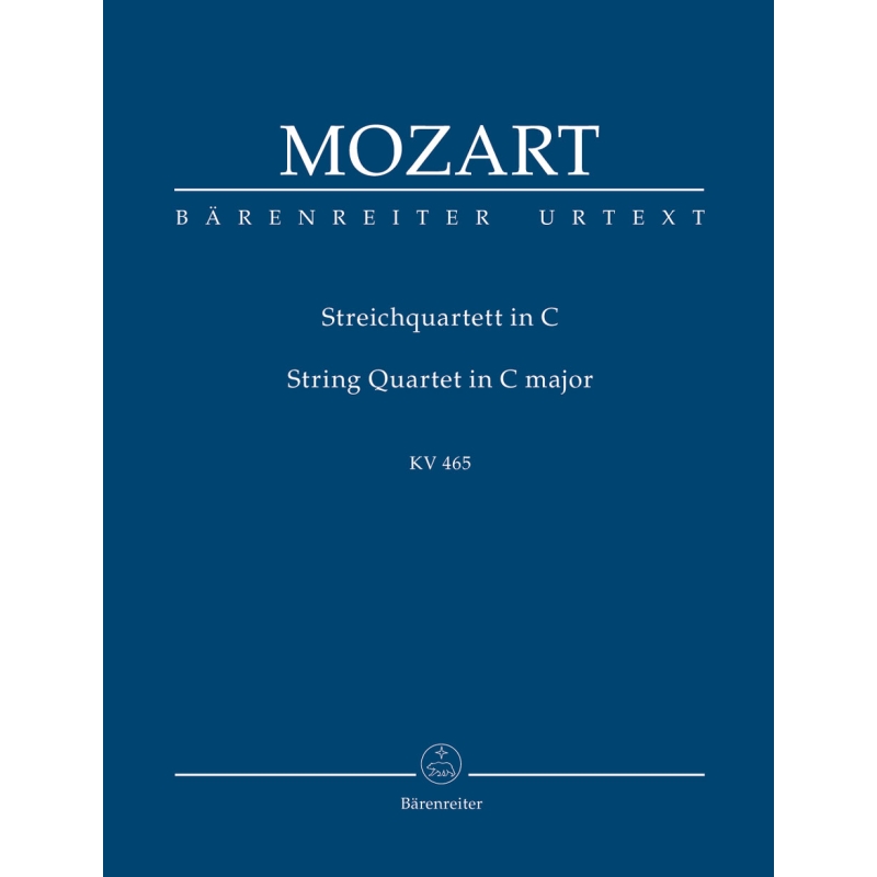 Mozart W.A. - String Quartet C maj (Dissonance) K.465 (Urtext).