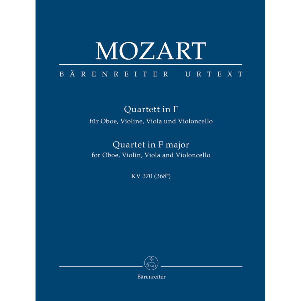 Mozart W.A. - Oboe Quartet in F (K.370) (Urtext).