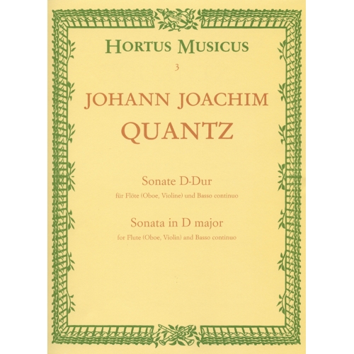 Quantz J.J. - Sonata in D...