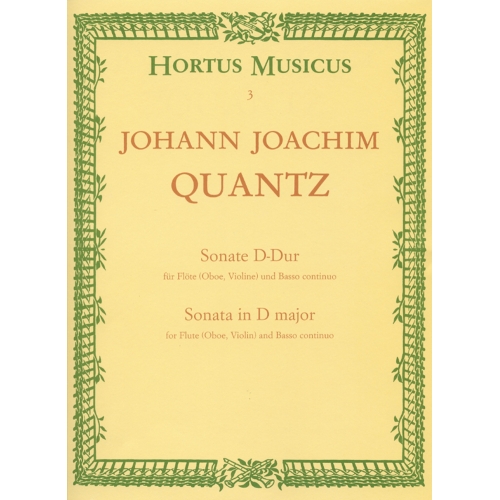 Quantz J.J. - Sonata in D from Fuerstenbergiana.