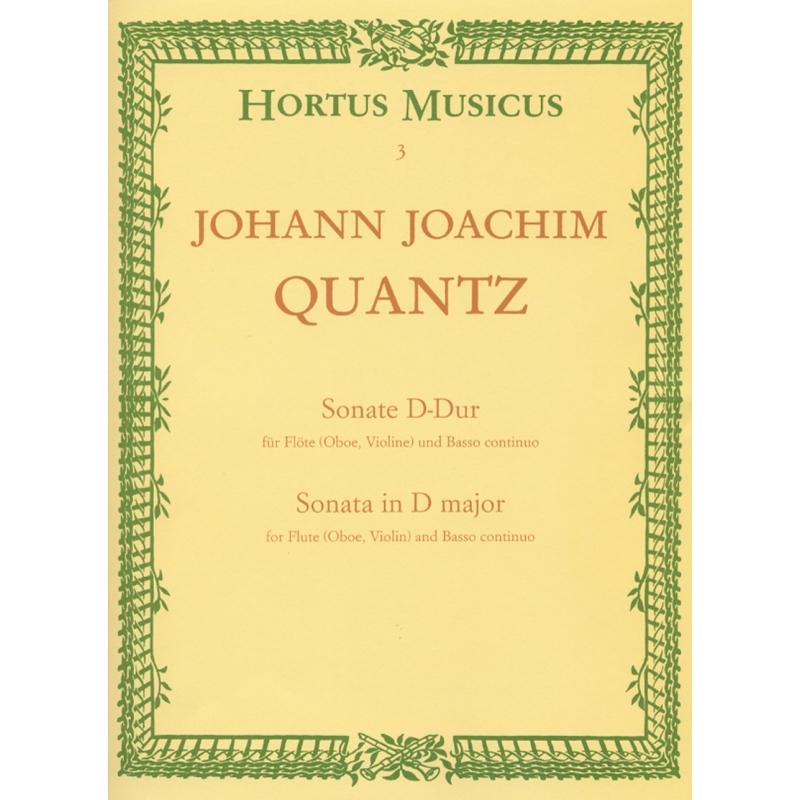 Quantz J.J. - Sonata in D from Fuerstenbergiana.