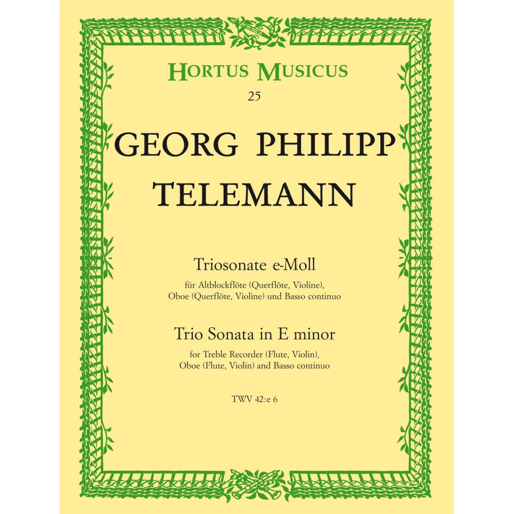 Telemann G.P. - Trio Sonata in E minor.