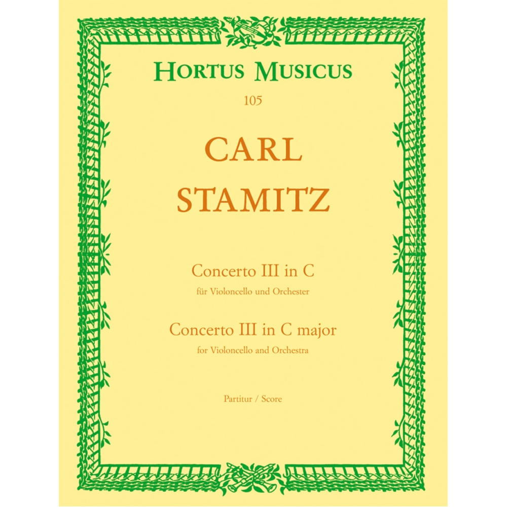 Stamitz C. - Concerto for Cello No.3 in C.