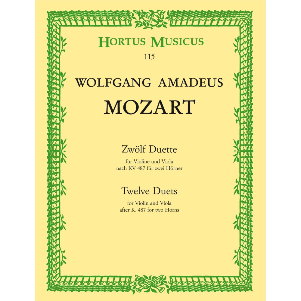 Mozart W.A. - Duets (12) (K.487) (originally for 2 horns).
