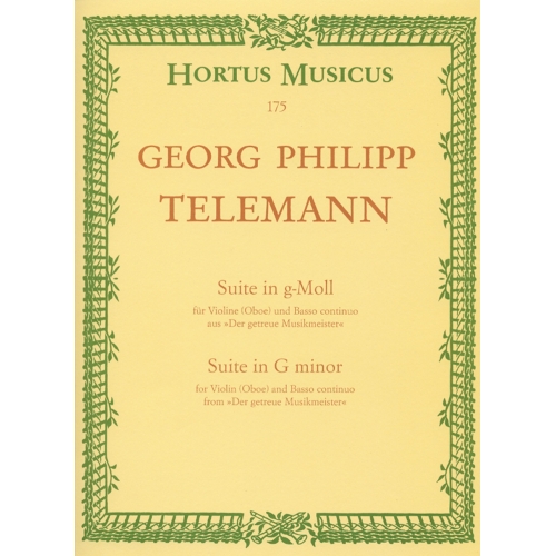 Telemann G.P. - Suite in G minor (from Der getreue Musikmeister).