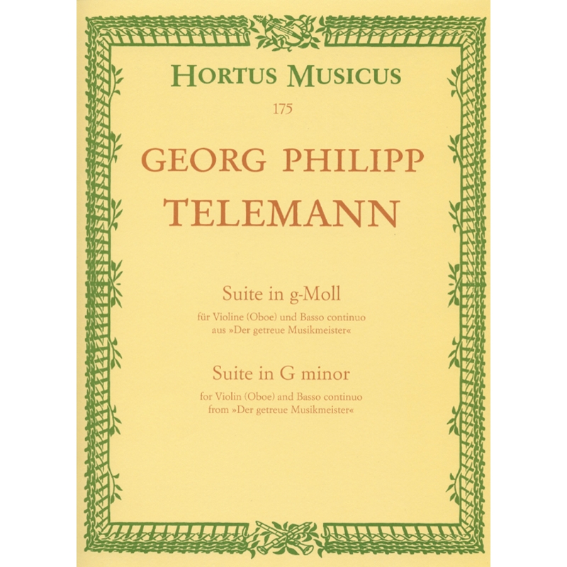 Telemann G.P. - Suite in G minor (from Der getreue Musikmeister).