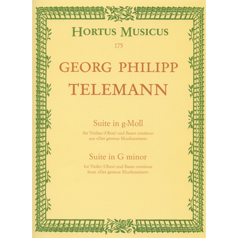 Telemann G.P. - Suite in G minor (from Der getreue Musikmeister).