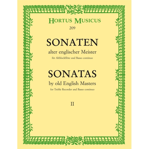 Various Composers - Sonatas by Old English Masters, Vol.2.