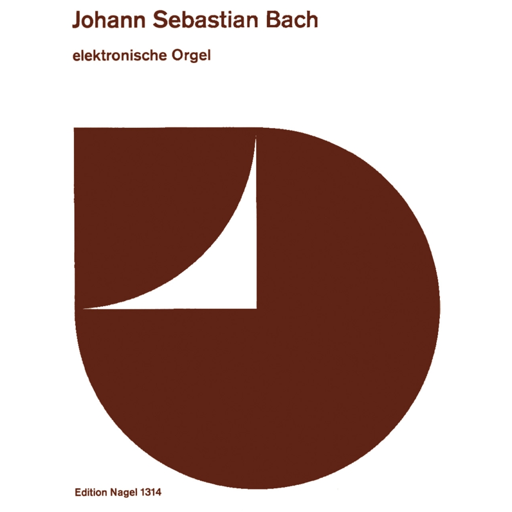 Johann Sebastian Bach. 15 Famous Pieces for Electronic Organ
