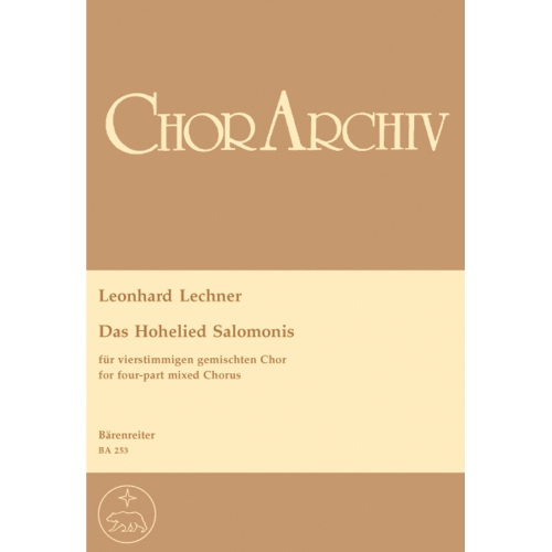 Lechner L. - Hohelied Salomonis, Das (Urtext).