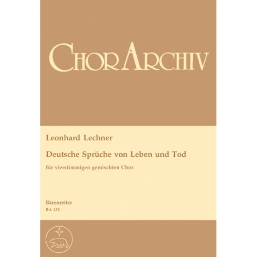 Lechner L. - Deutsche Sprueche von Leben und Tod (Urtext).