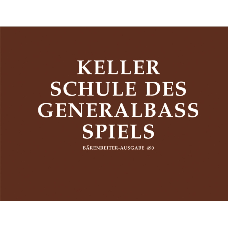 Keller H. - School of Playing Figured Bass (G).