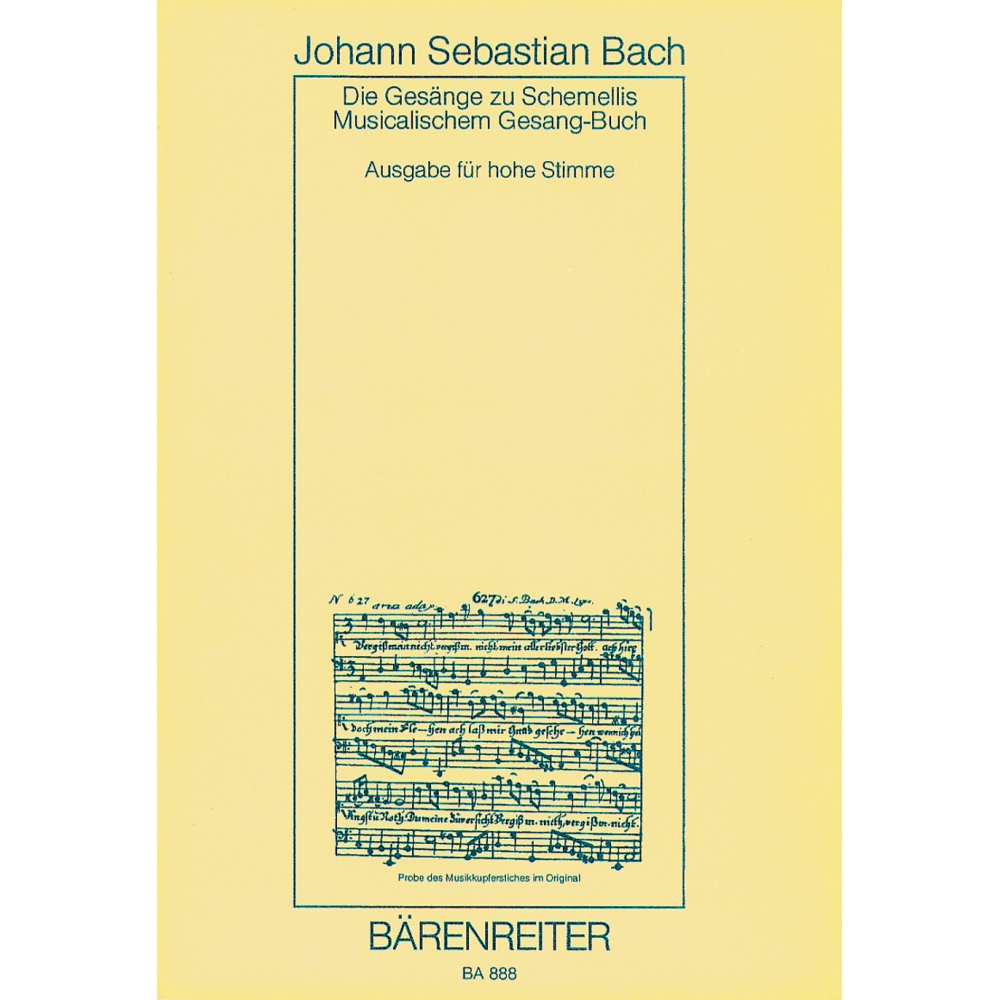 Bach, J S - Schemelli Gesangbuch 1736: 6 Songs from Anna Magdalena Bach Piano Book 1725