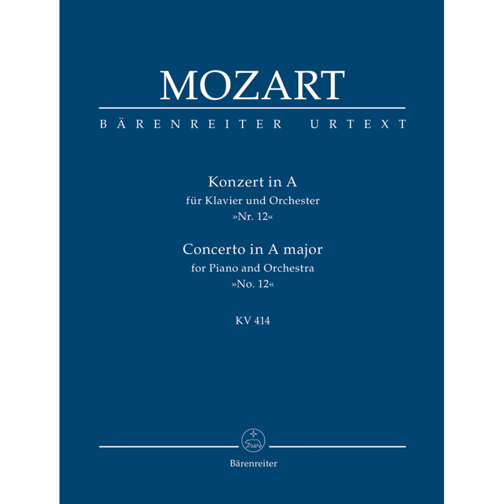 Mozart W.A. - Concerto for Piano No.12 in A  (K.414) (Urtext).