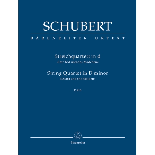 Schubert F. - String Quartet in D minor (Death and the Maiden) (D.810) (Urtext).